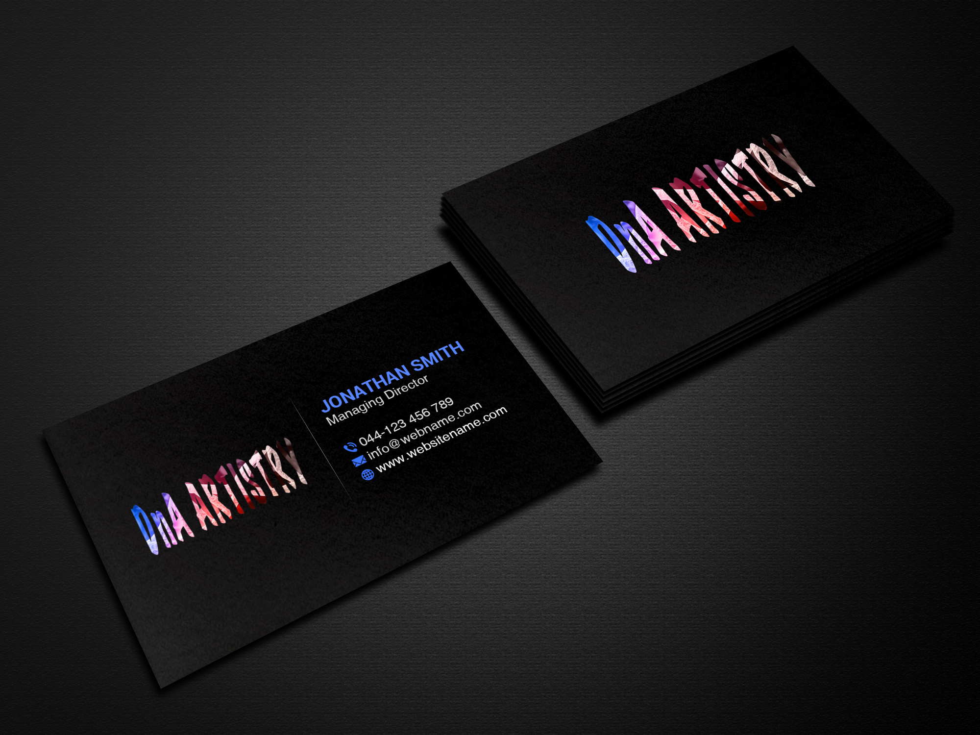 Business Card Design by Creations Box 2015 for DnA Artistry  | Design #28175742