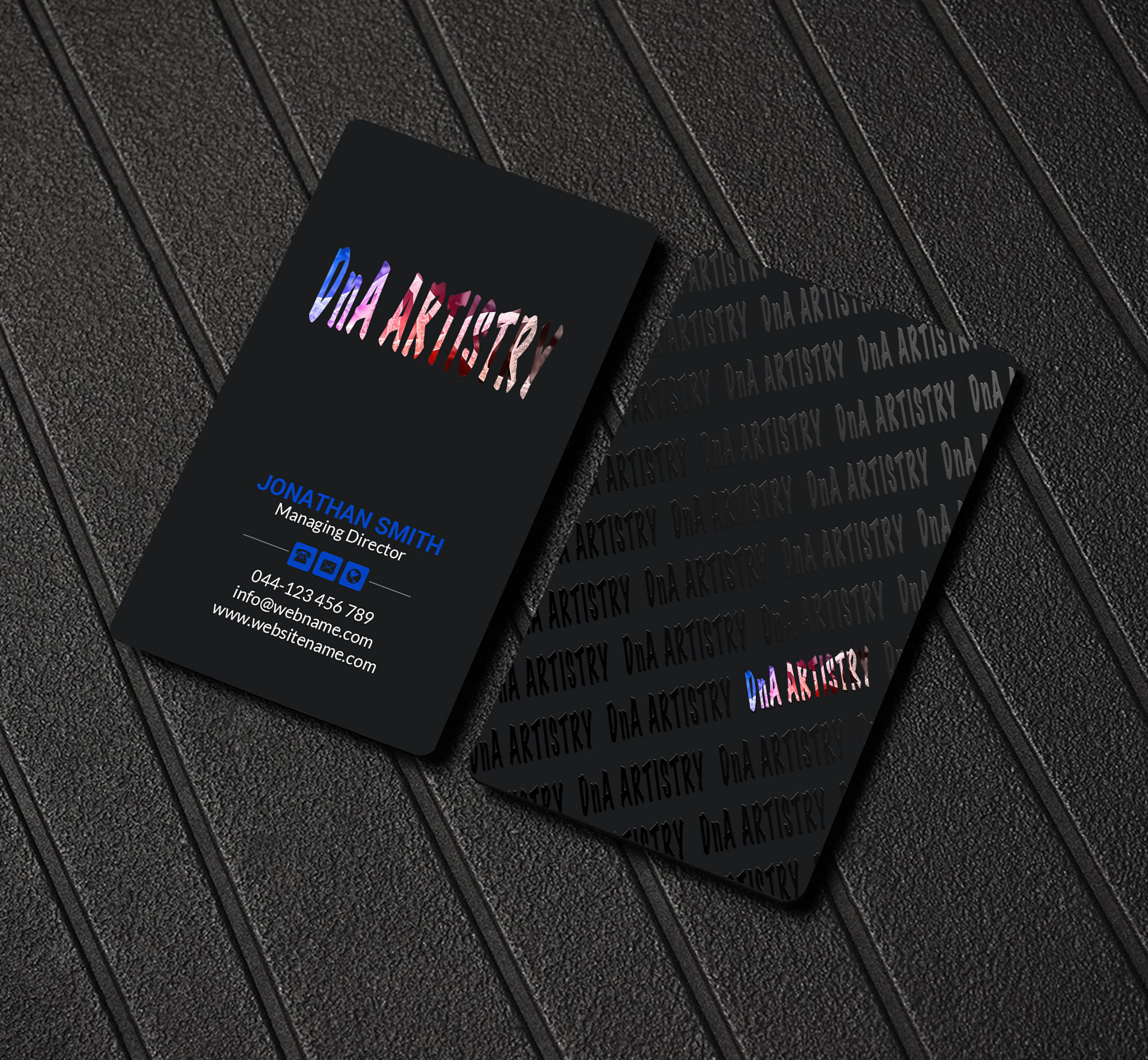 Business Card Design by Creations Box 2015 for DnA Artistry  | Design #28175745