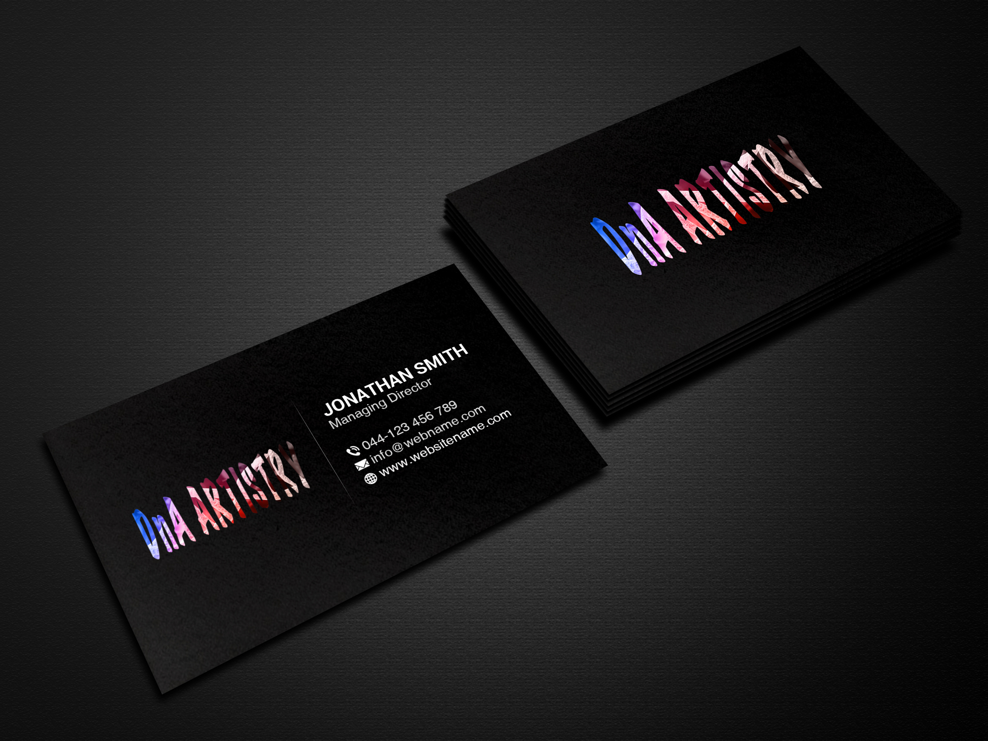 Design de Carte de Visite par Creations Box 2015 pour DnA Artistry  | Design #28178191