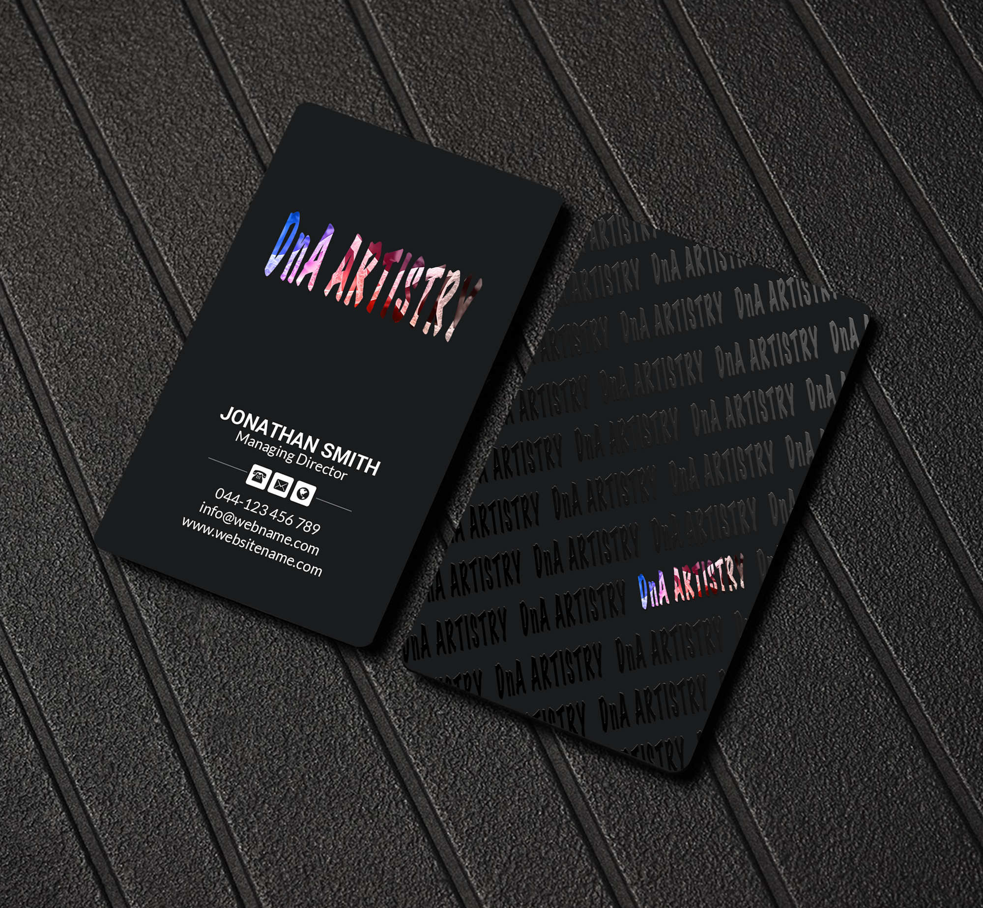 Business Card Design by Creations Box 2015 for DnA Artistry  | Design #28178193