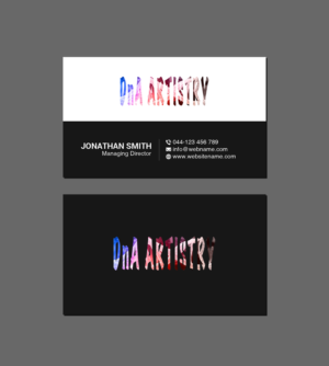 Diseño de Tarjeta de Presentación por Creations Box 2015 para DnA Artistry  | Diseño: #28178199