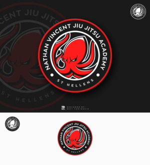 Nathan Vincent jiu jitsu academy  , ST Hellens | Logo-Design von Erzan Design