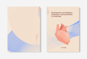 Book cover for PHD thesis (Artificial inteligence in Cardiology) | Book Cover Design by vigie