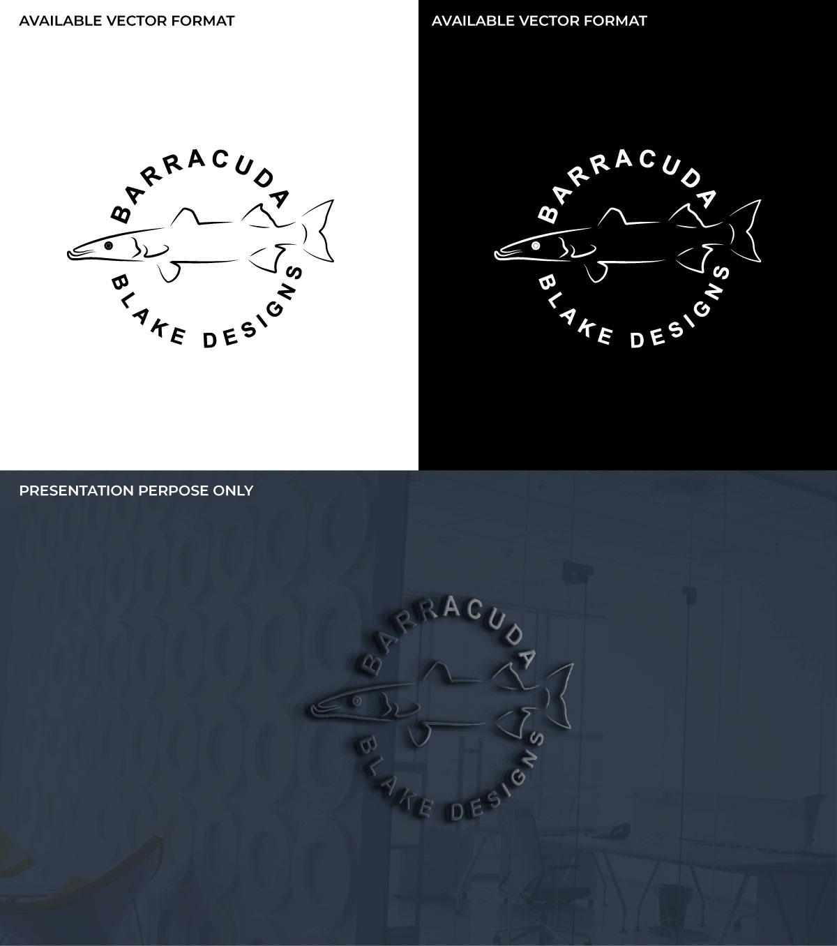 Logo Design by RS_Design for Barracuda Blake Designs | Design #28175943