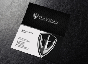Hudson Yacht Group President Business Card  Carbon fiber catamarans | Business Card Design by chandrayaan.creative