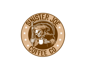 Sinister Joe Coffee Co or Sinister Joe Coffee | Logo Design by LogoPoko