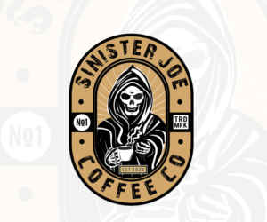 Sinister Joe Coffee Co or Sinister Joe Coffee | Logo Design by CreativeFeather