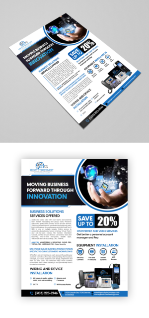 Diseño de Flyer por debdesign para Massage Recruit | Diseño: #28179454