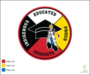 Native American Graduates Patch | Diseño Gráfico por Nuepine Designs