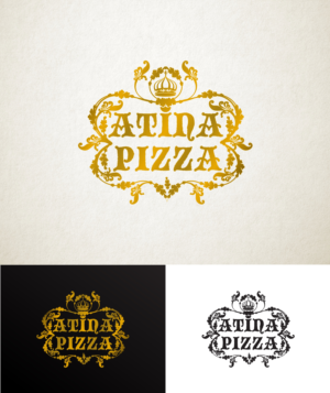 ATINA PIZZA | Logo Design by Kira Graphics