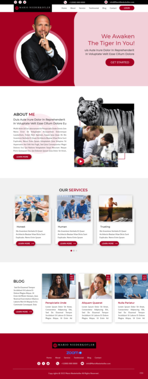 Wordpress Design by pb for Mario Bachlechner | Design: #28194326