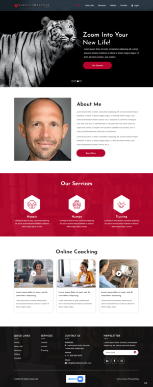Wordpress Design by pb for Mario Bachlechner | Design: #28200132