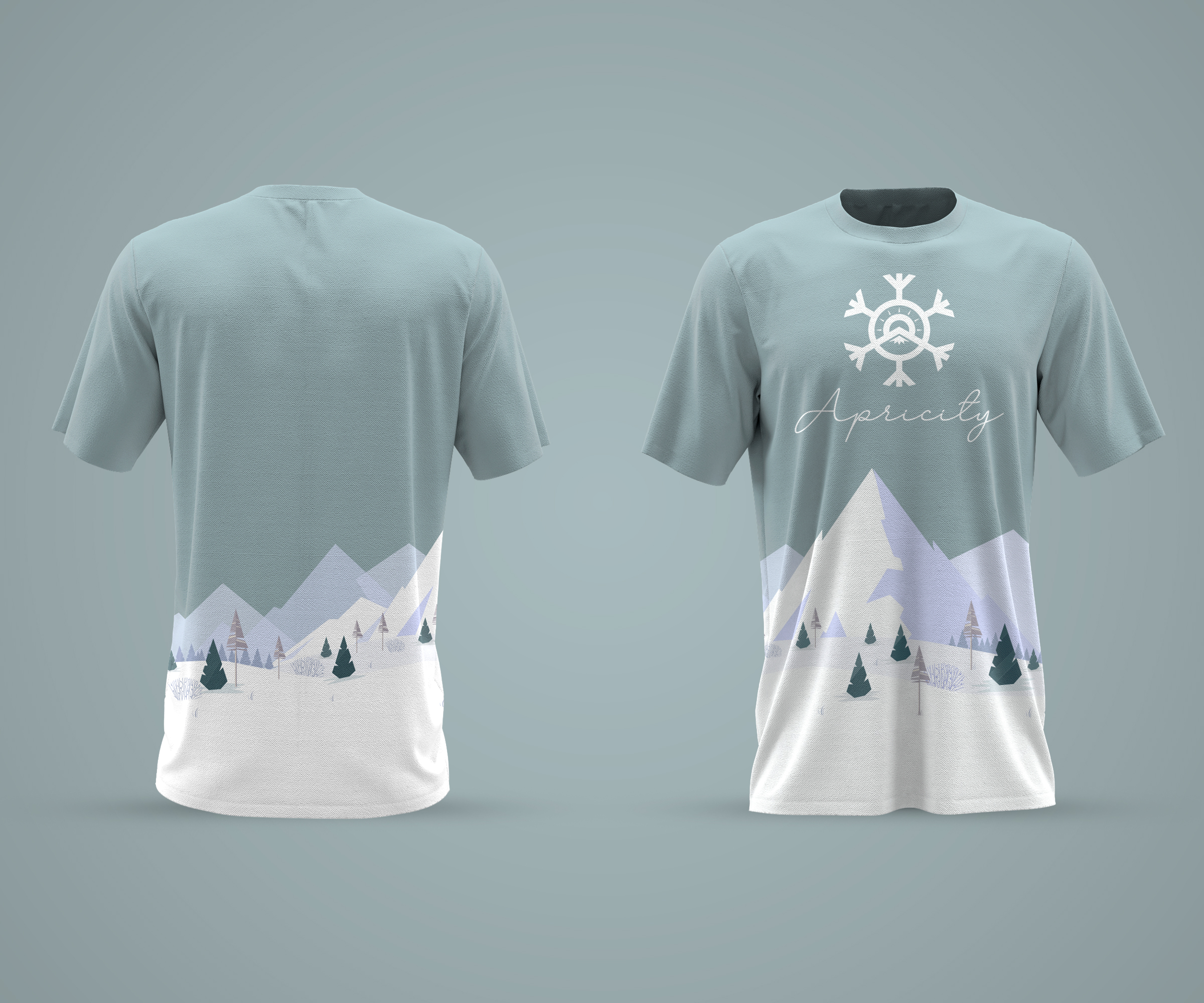 T-shirt Design by Sangkasa for Apricity Clothing | Design #28212905