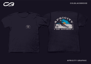 T-shirt Design by Col 3 for Apricity Clothing | Design #28210922