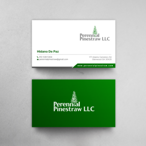 Perenial Pinestraw Inc | Diseño de Tarjeta de Presentación por chandrayaan.creative