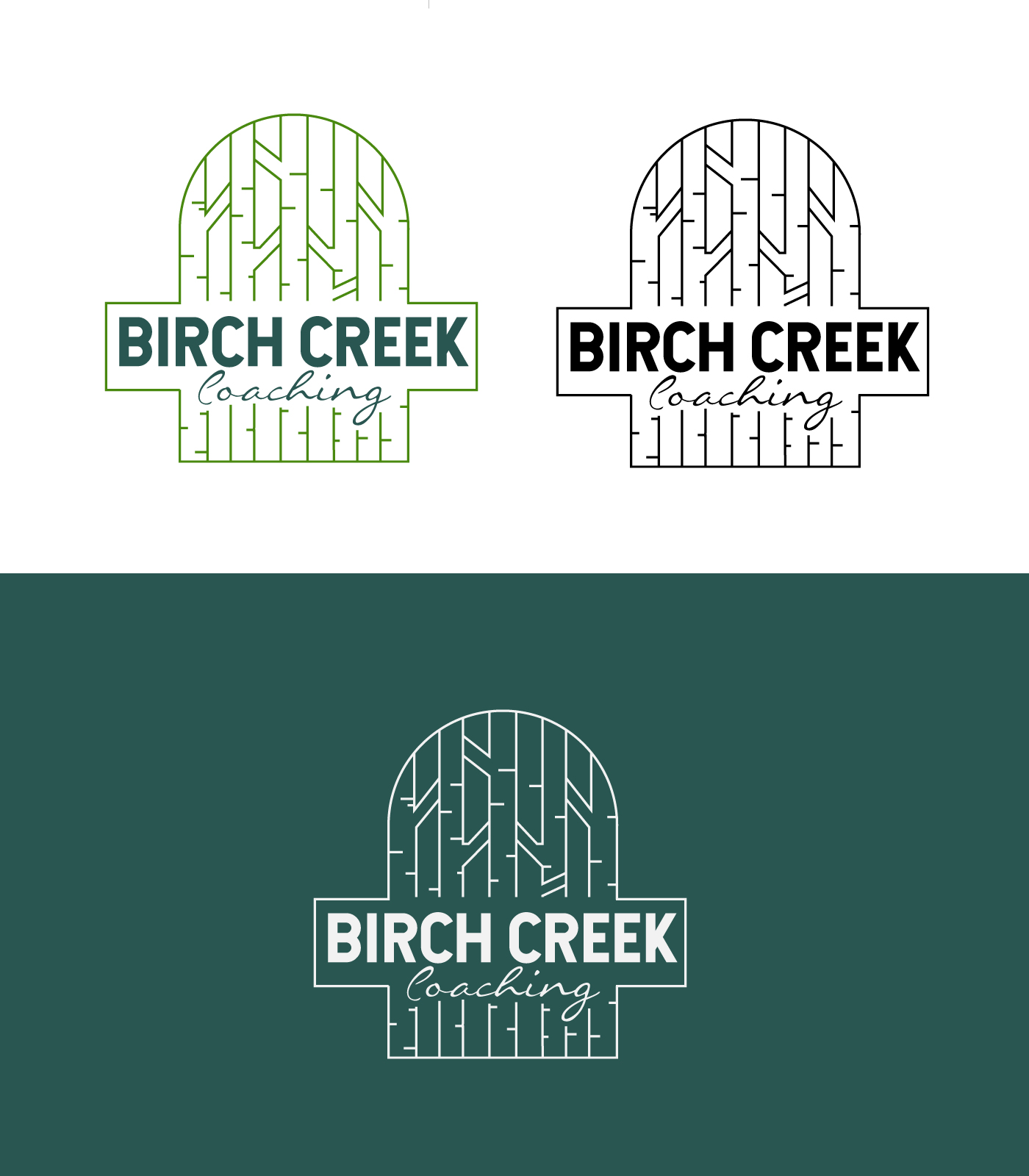 Logo Design by Farhad Kreative for Birch Creek Coaching LLC | Design #28185477