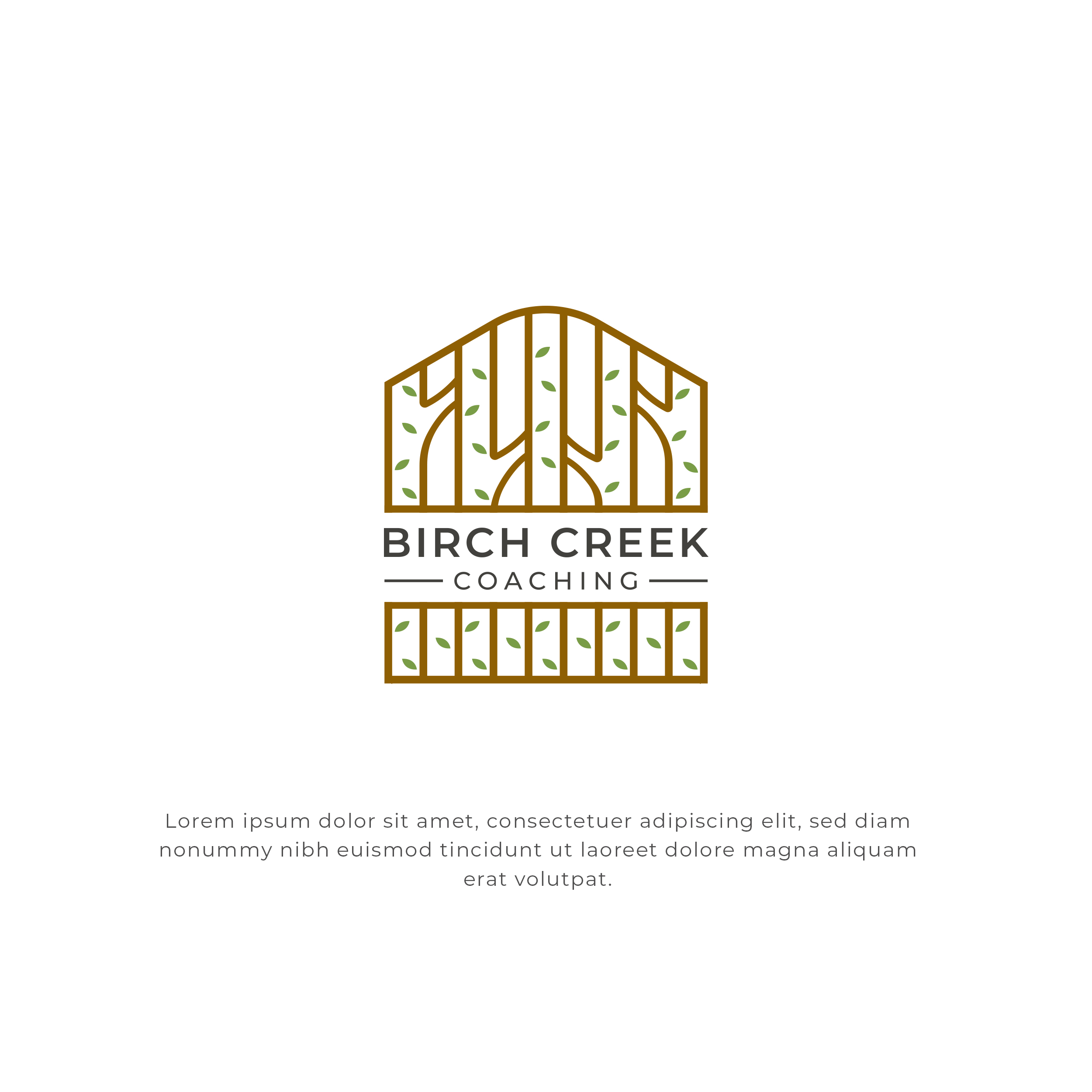 Logo Design by SHADMIN SHAKIB 94 for Birch Creek Coaching LLC | Design #28188689