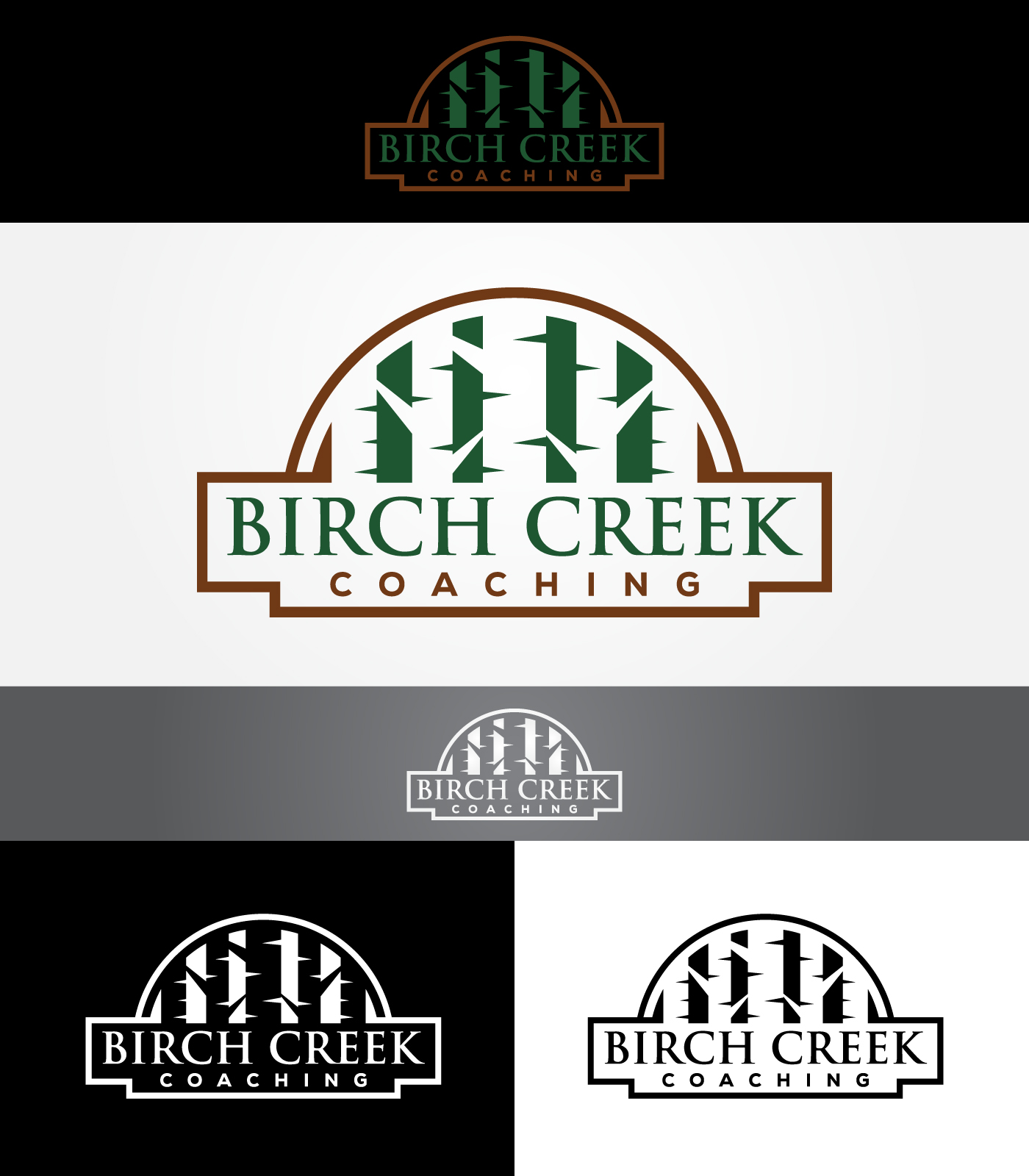 Logo Design by sangeloenriquez for Birch Creek Coaching LLC | Design #28182945