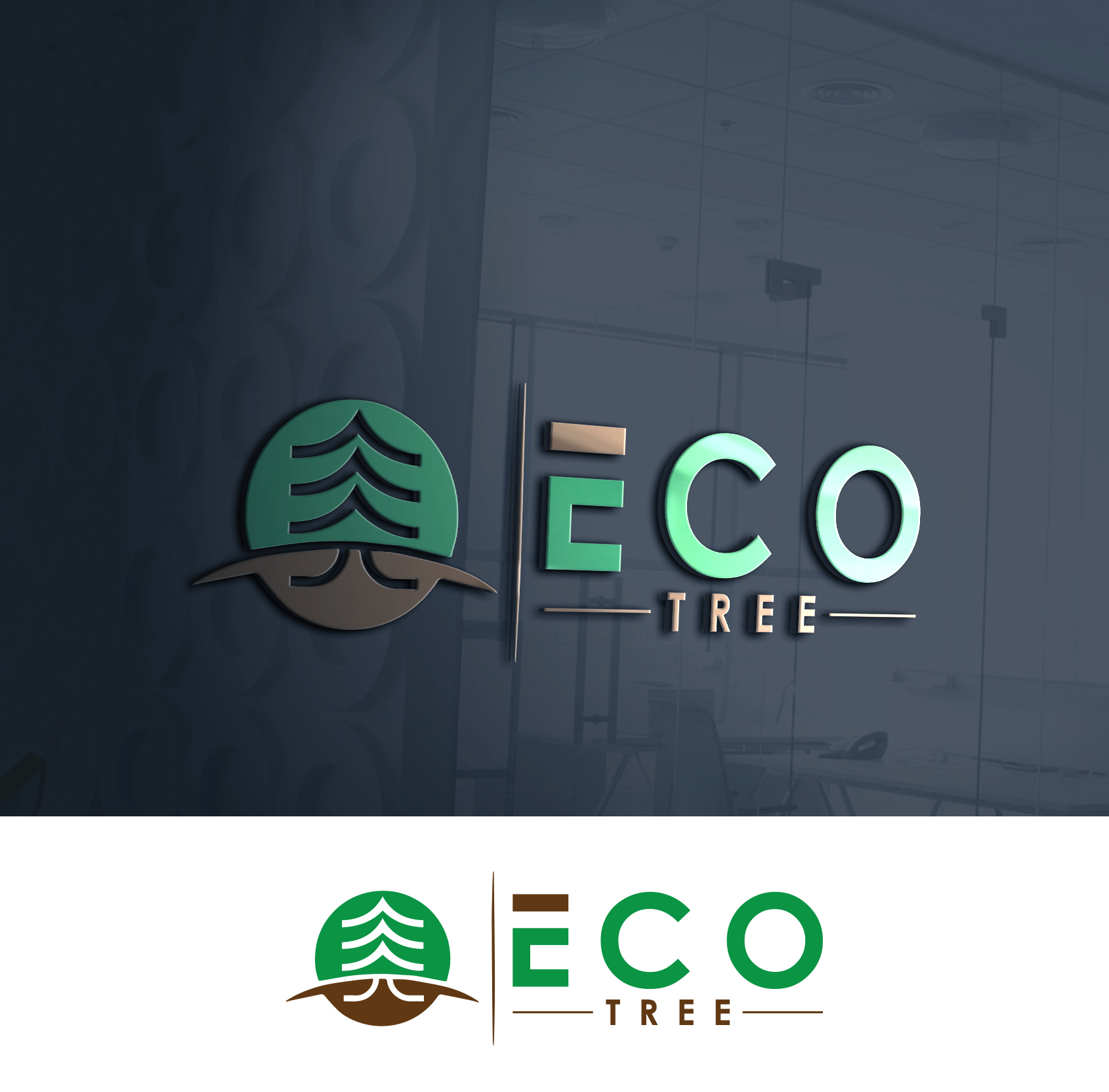 Logo Design by Peak design for ECO Tree Company | Design #28186572