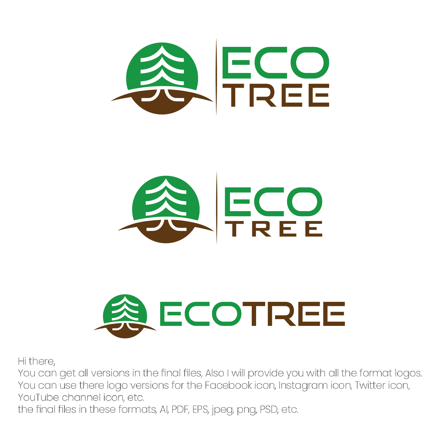 Diseño de Logo por MG.graphics para ECO Tree Company | Diseño #28184158