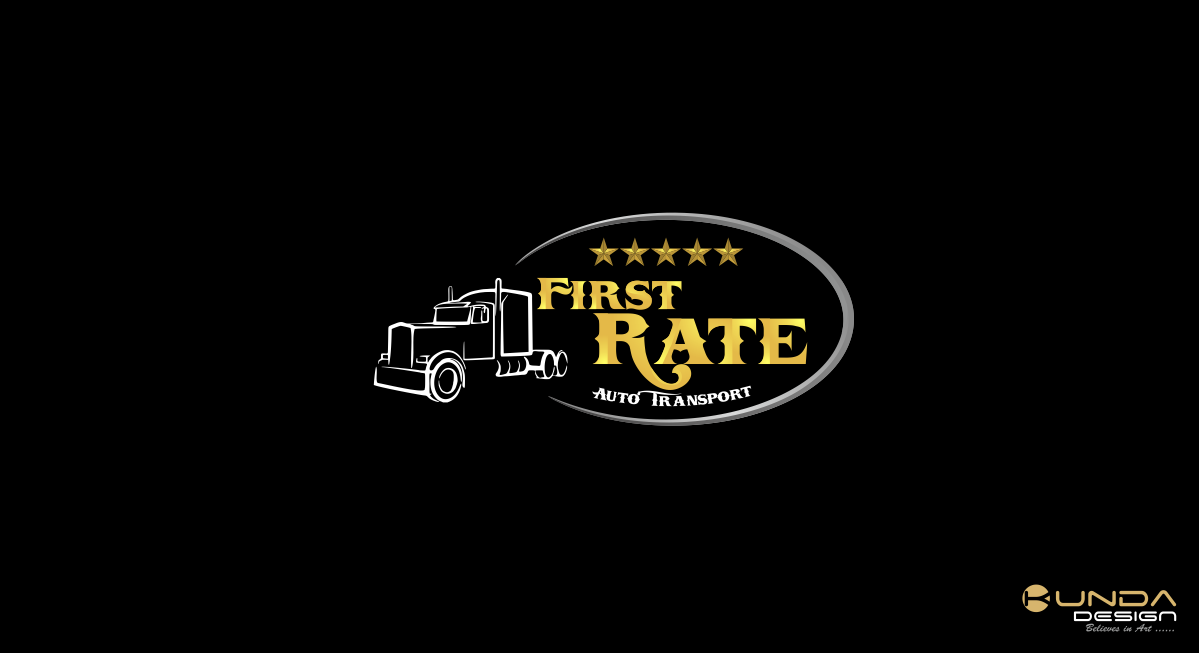 Logo-Design von Vzentale für First Rate Auto Transport | Design #3108696