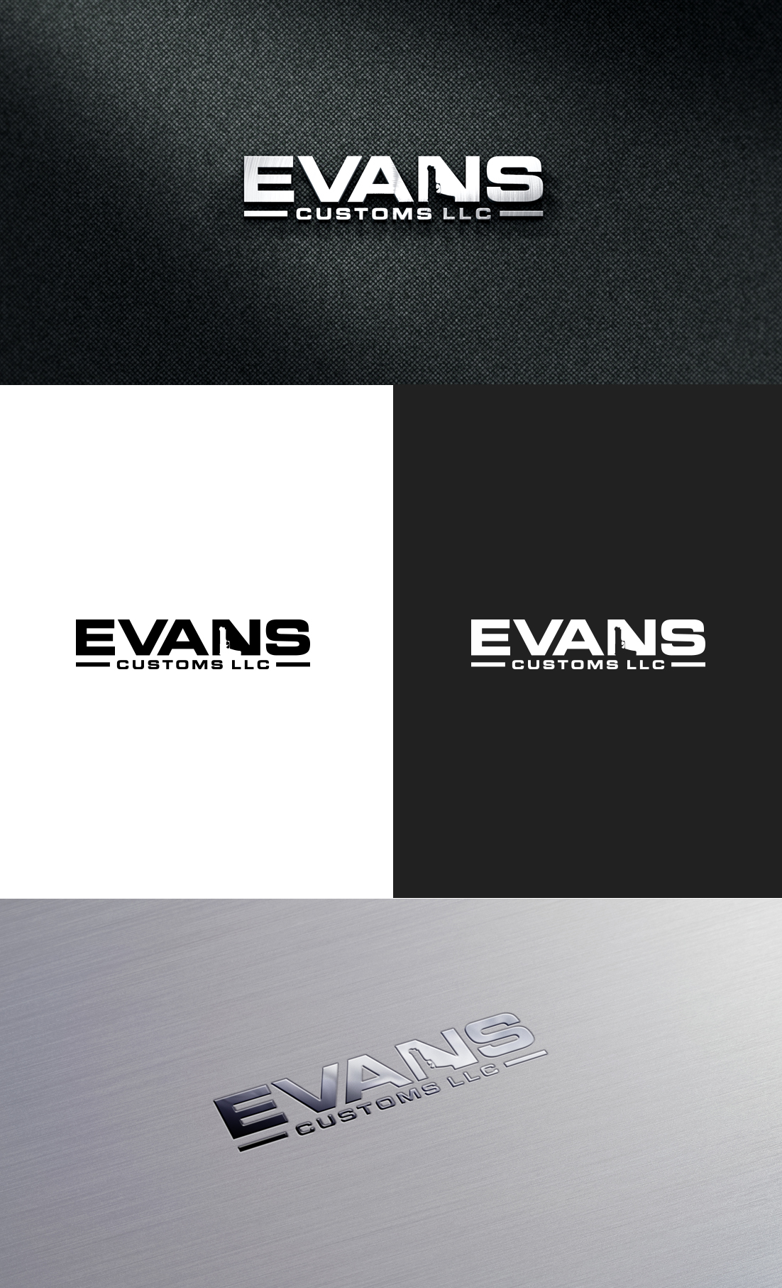 Logo Design by GLDesigns for Evans Customs LLC | Design #28186509