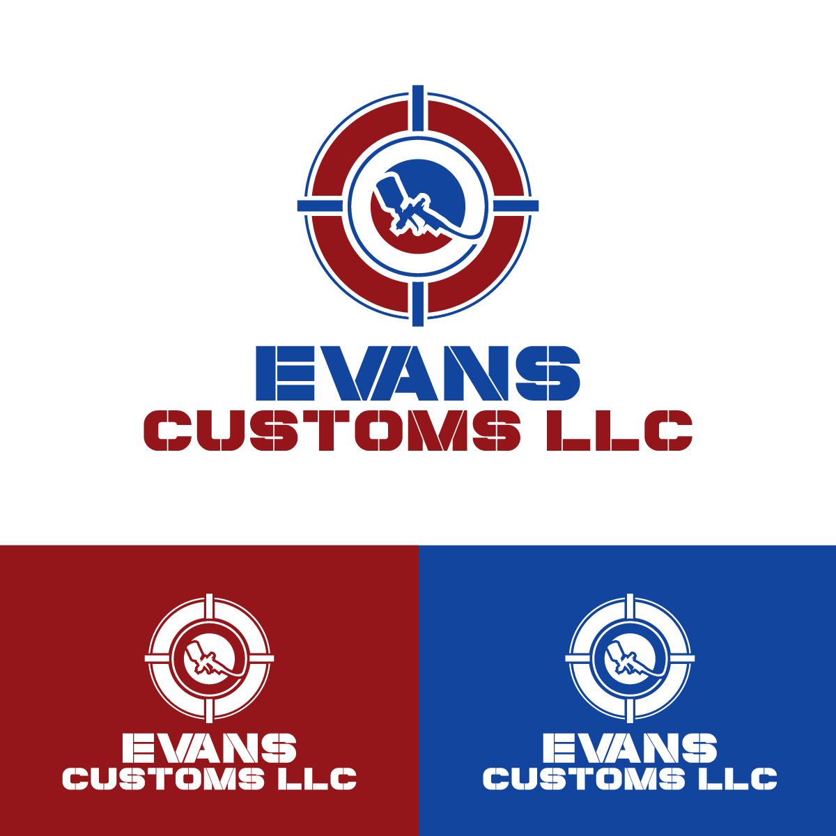 Diseño de Logo por fly  design para Evans Customs LLC | Diseño #28193198