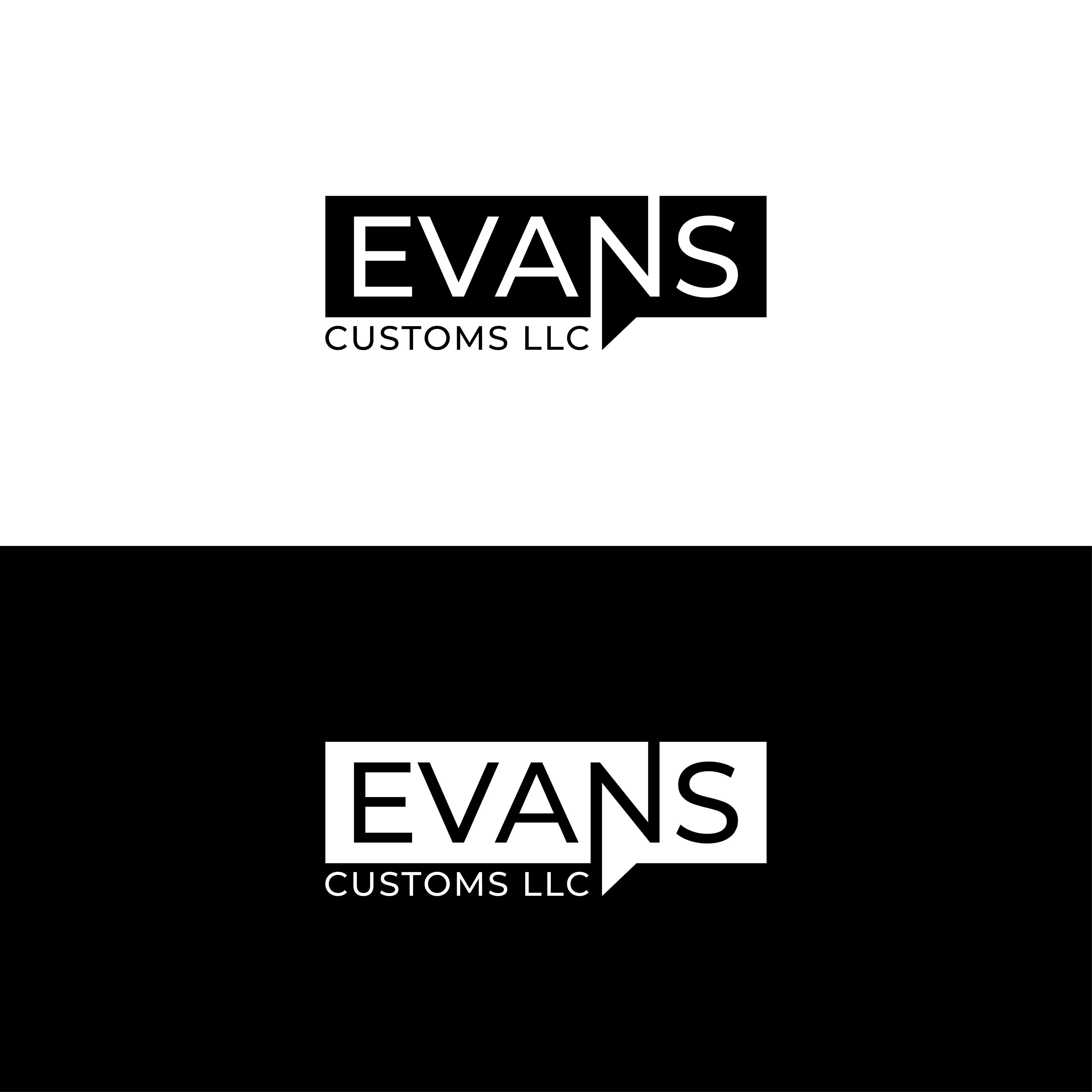 Logo Design by CrewType for Evans Customs LLC | Design #28197937