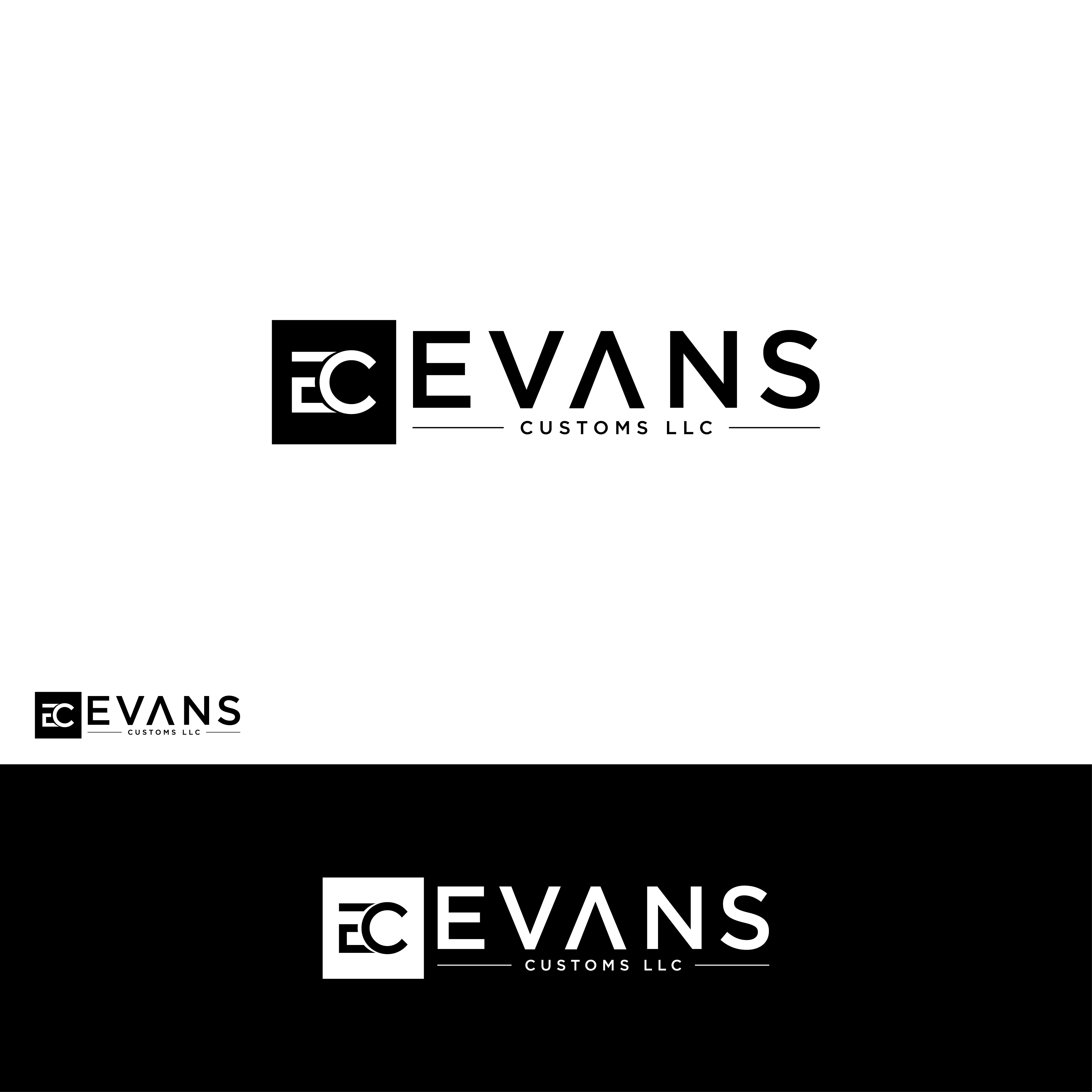 Diseño de Logo por CrewType para Evans Customs LLC | Diseño #28197941