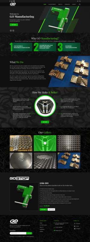 WordPress-Design von sai.designer87 für GO Manufacturing | Design: #28197668