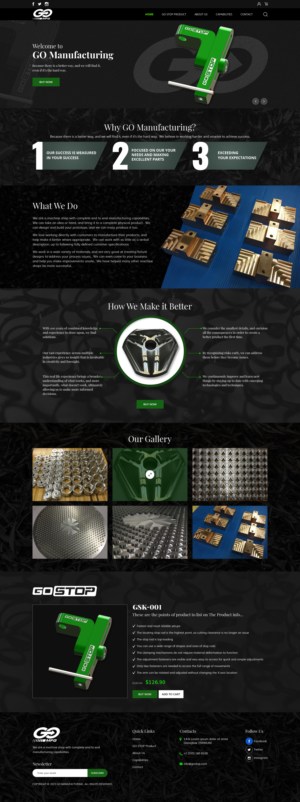 WordPress-Design von sai.designer87 für GO Manufacturing | Design: #28219782