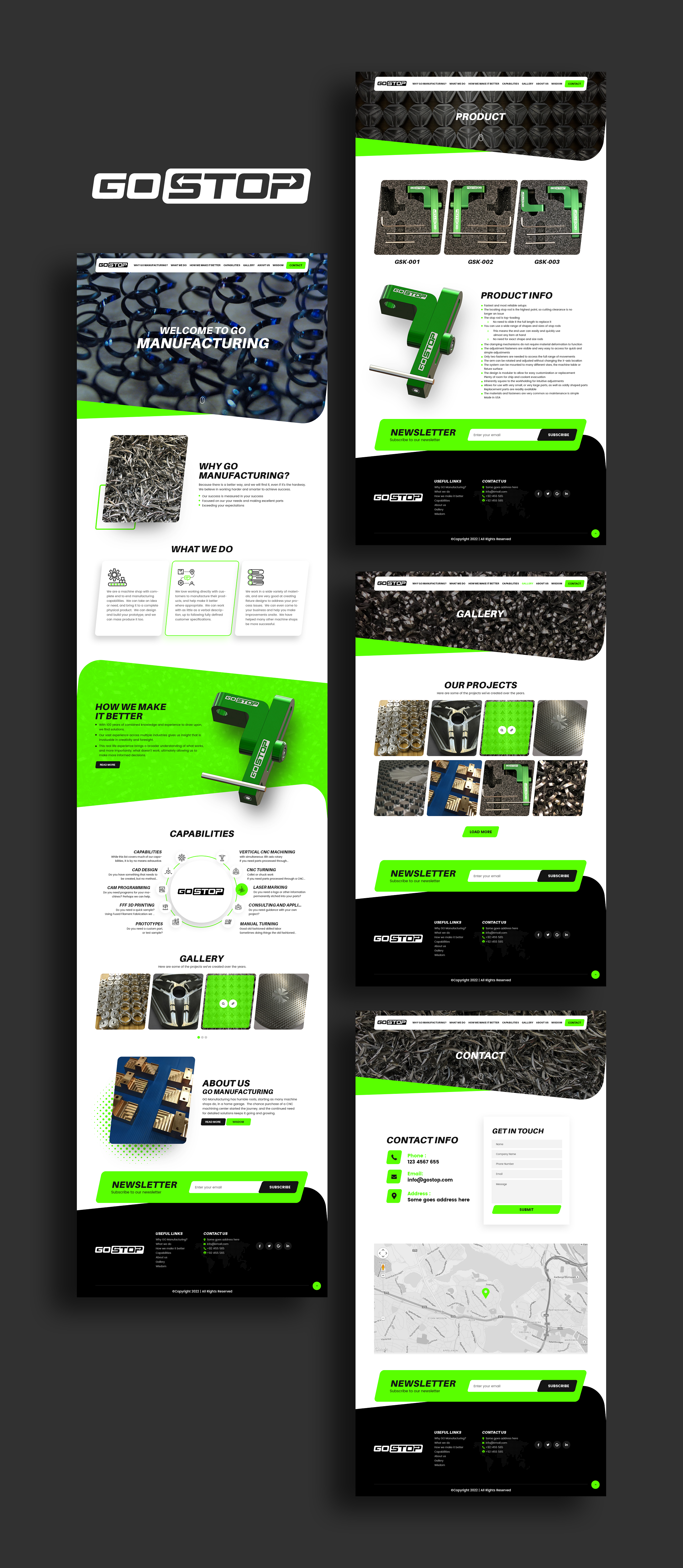 Wordpress Design by NZ Creatives for GO Manufacturing | Design #28202528
