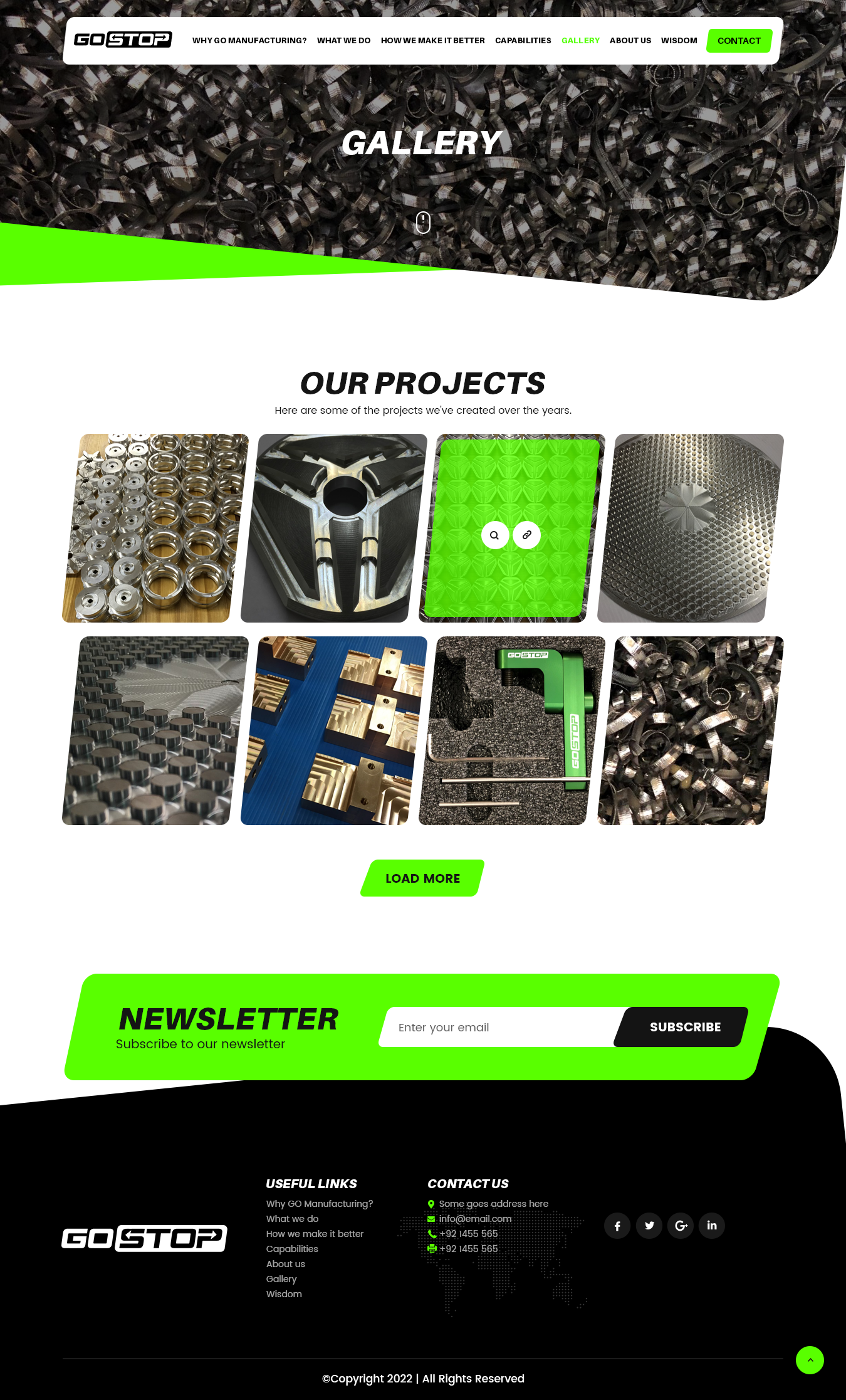 WordPress-Design von nzdesigners für GO Manufacturing | Design #28202530