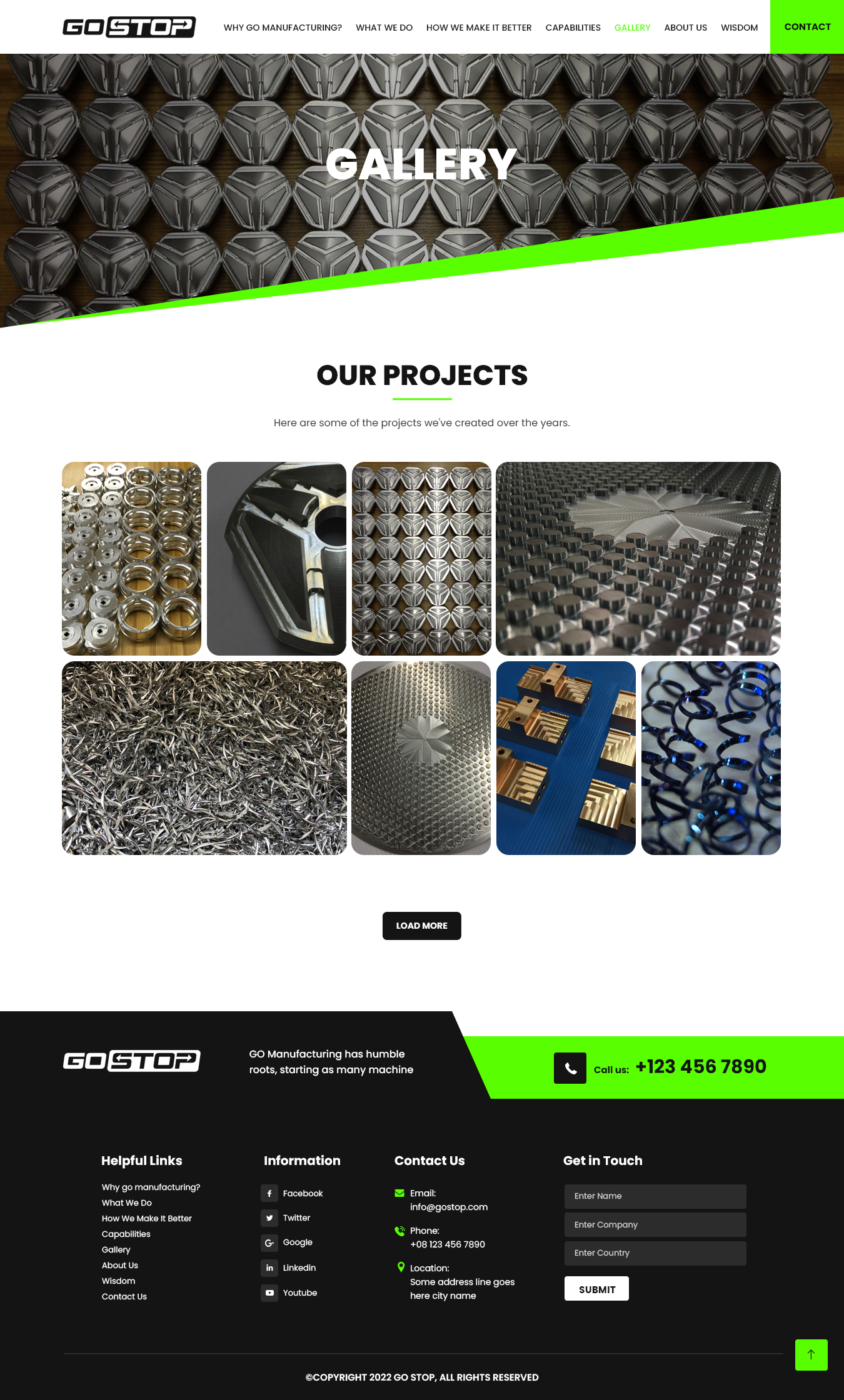 Wordpress Design by nzdesigners for GO Manufacturing | Design #28210428