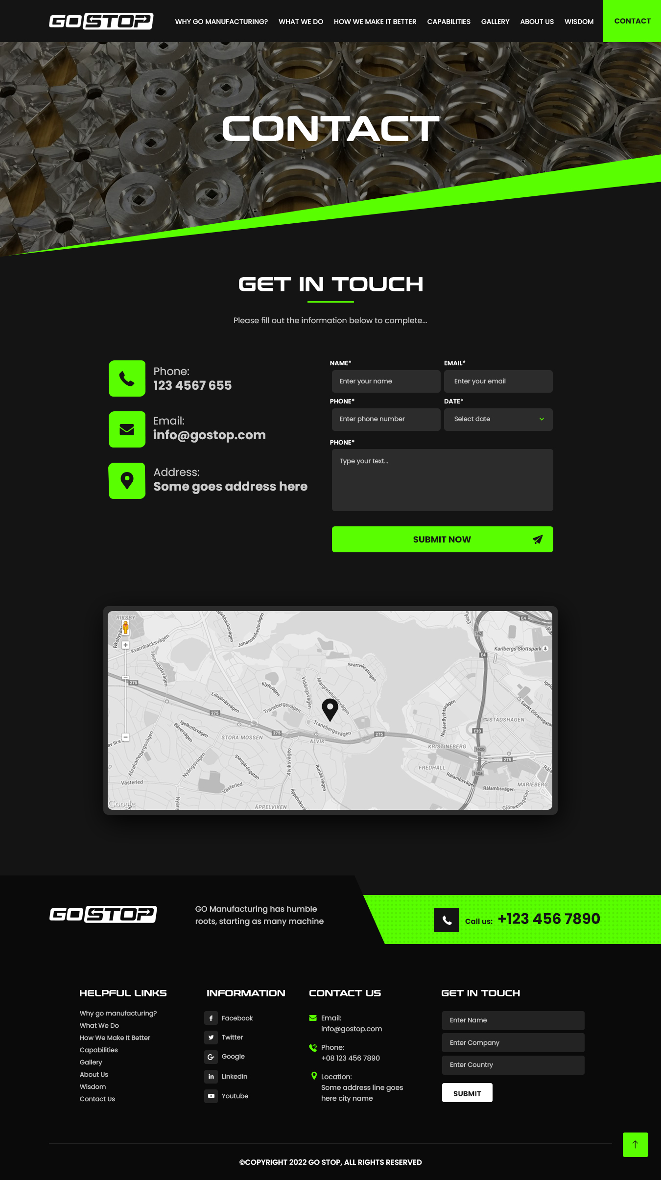 Wordpress Design by nzdesigners for GO Manufacturing | Design #28215912