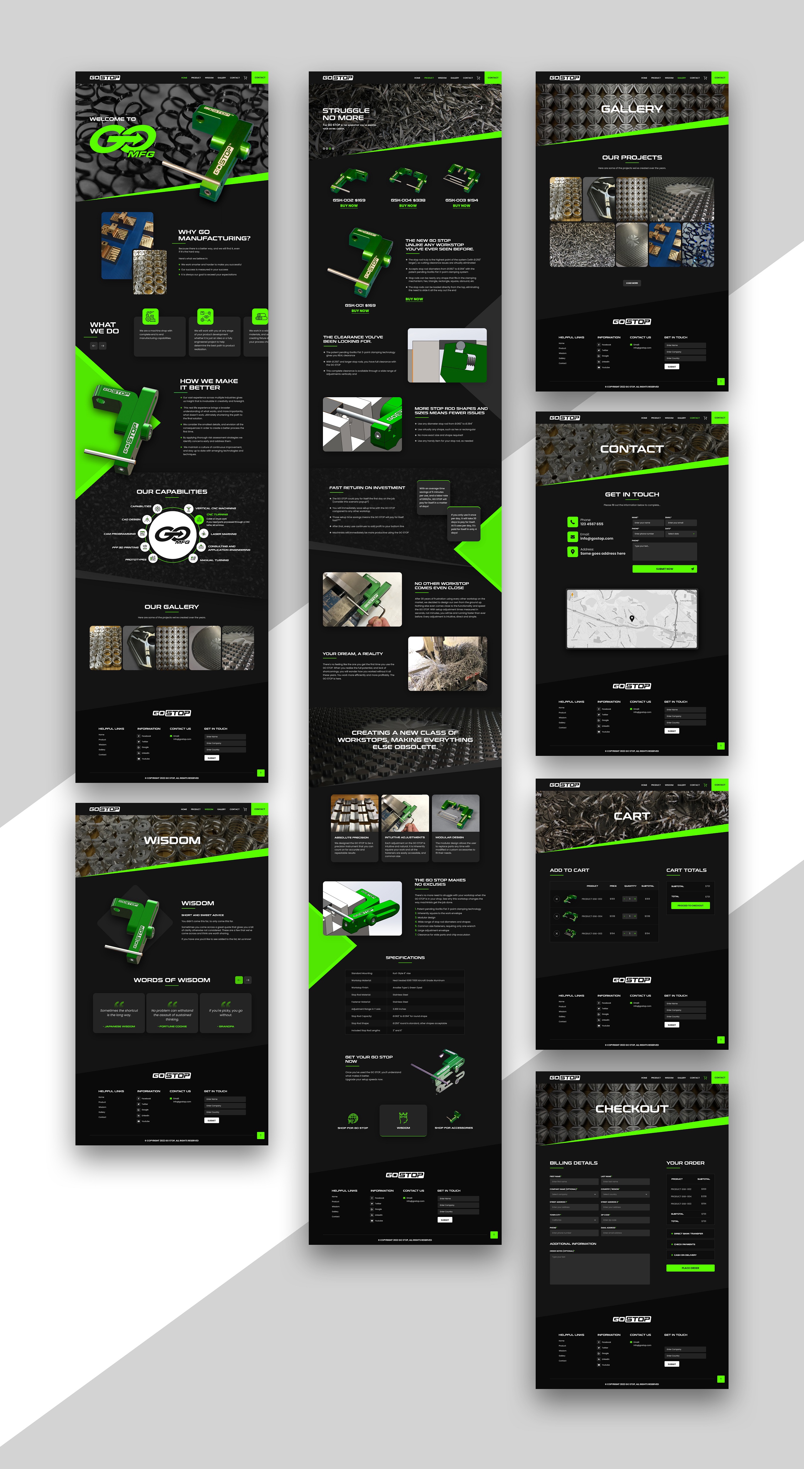 Wordpress Design by nzdesigners for GO Manufacturing | Design #28310250