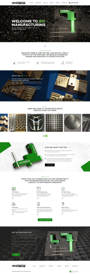WordPress-Design von logoQ für GO Manufacturing | Design: #28194212