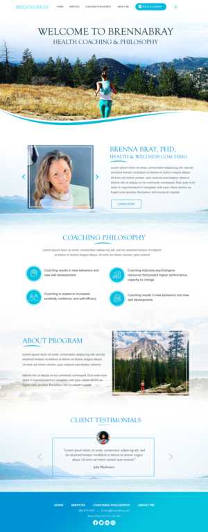 Web Design by Blue Sparrow for this project | Design: #28195660