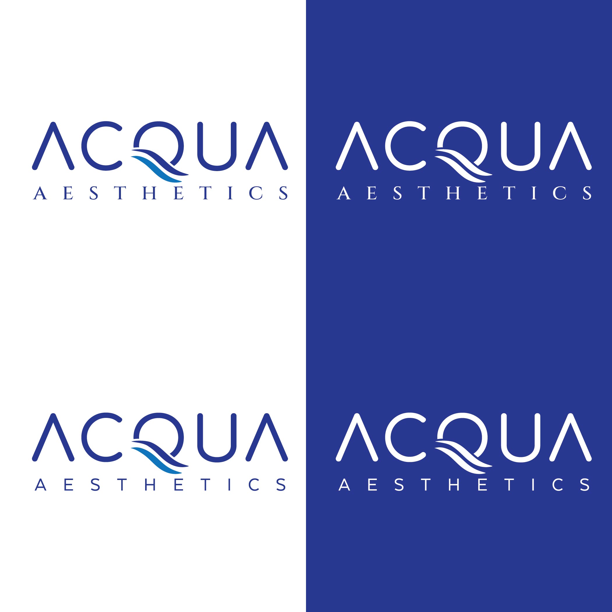 Diseño de Logo por ILLUSTRATOR PRO para ACQUA AESTHETICS | Diseño #28222782