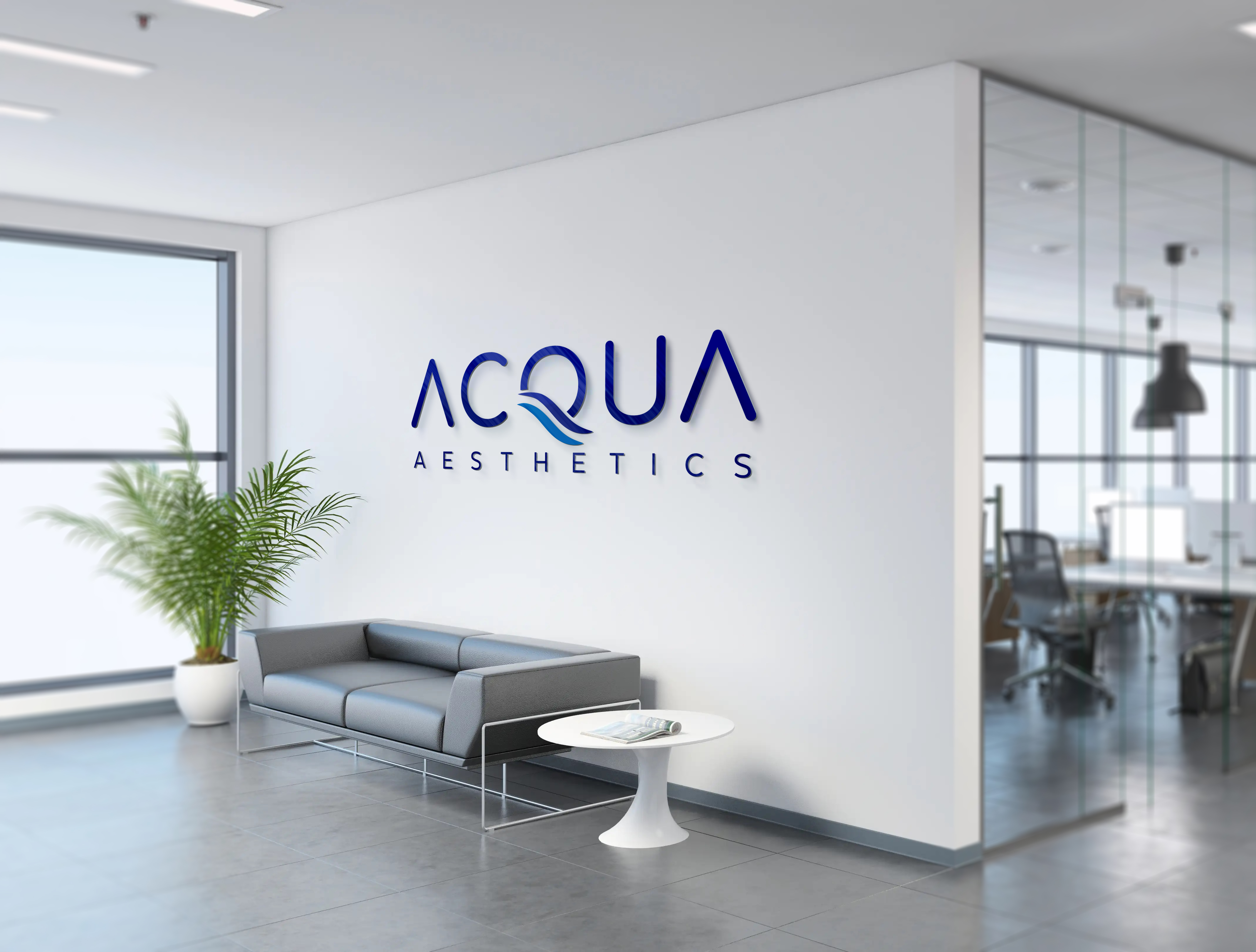 Logo Design by ILLUSTRATOR PRO for ACQUA AESTHETICS | Design #28222787