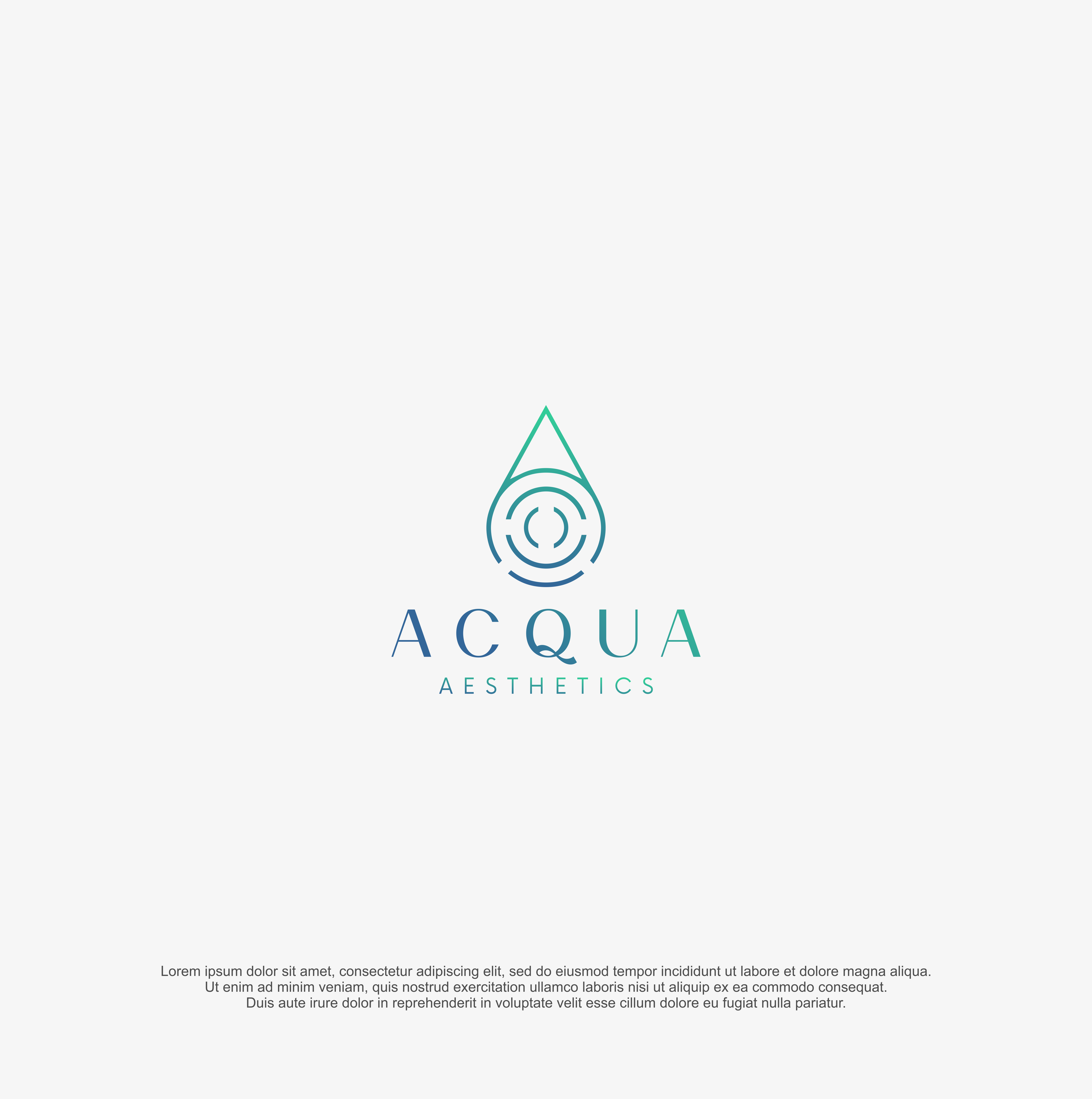 Logo-Design von RICKY.T für ACQUA AESTHETICS | Design #28203989