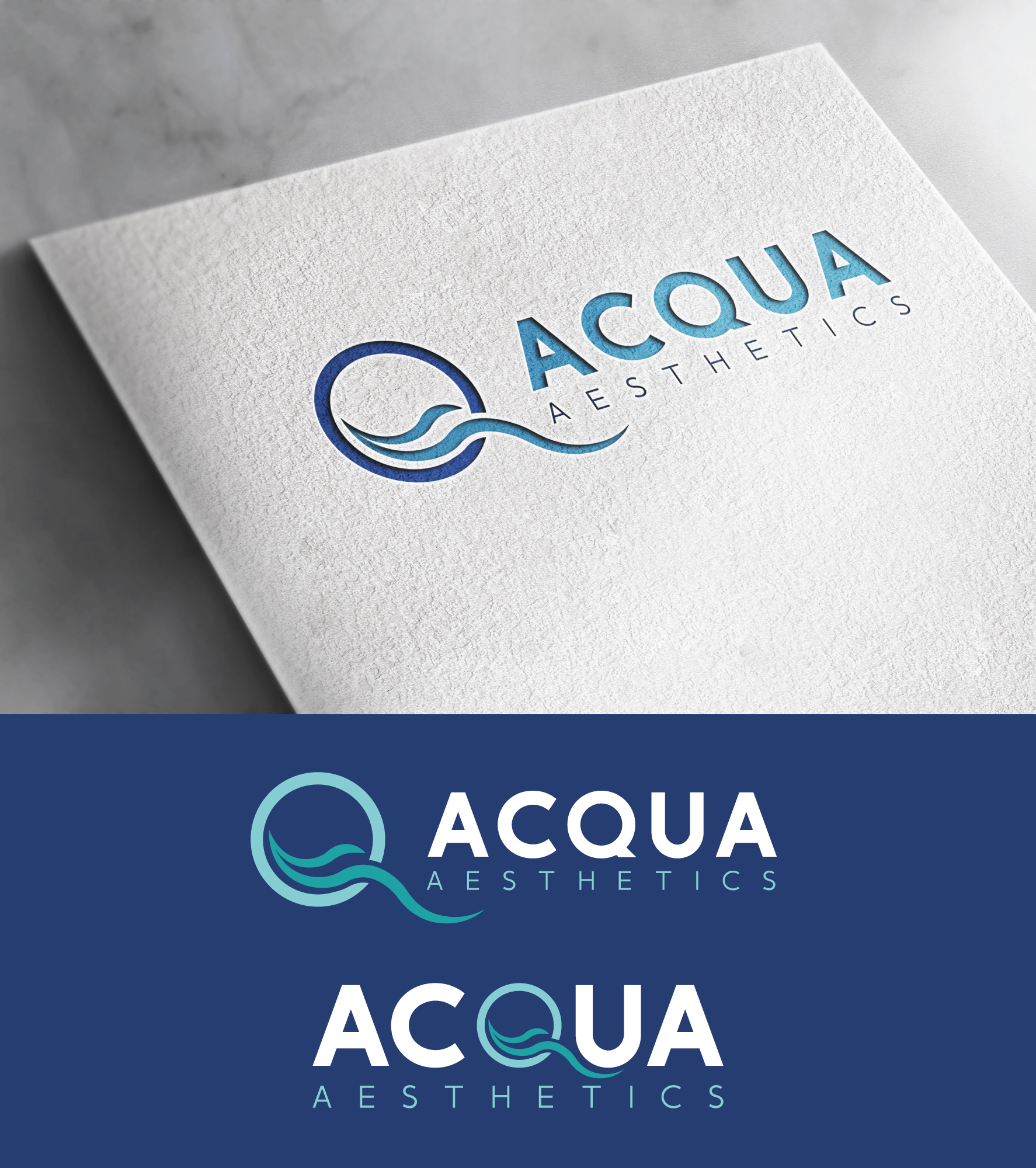 Logo Design by u2square for ACQUA AESTHETICS | Design #28193617