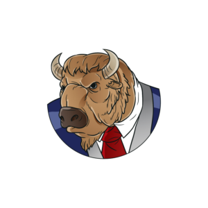 Mascot for company - Bull / Bison for construction company | Graphic Design by delegacydesign