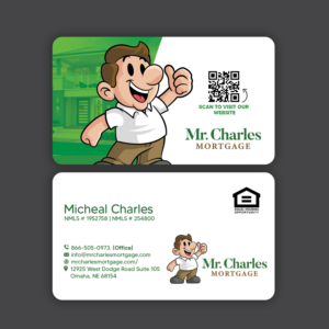Mr. Charles Business Cards to hand out. | Diseño de Tarjeta de Presentación por DSCMedia™