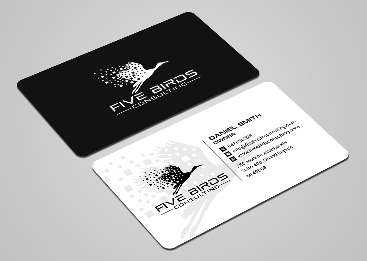 Business Card Design by Sandaruwan for Five Birds Consulting | Design #28199476