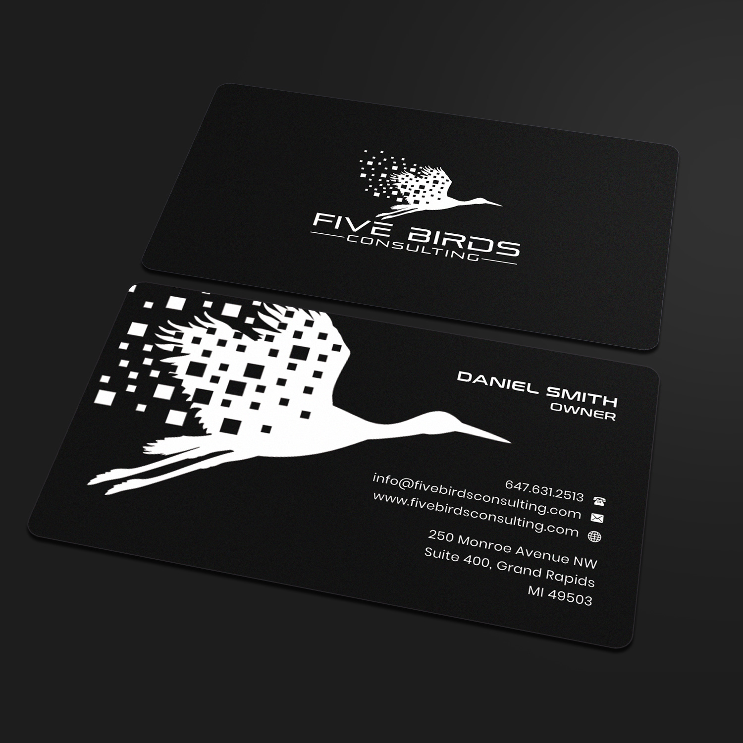 Business Card Design by Sandaruwan for Five Birds Consulting | Design #28199784