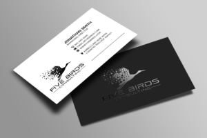 Business Card Design by Creations Box 2015 for Five Birds Consulting | Design: #28200084
