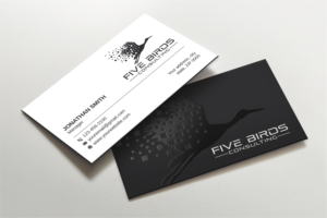 Business Card Design by LAXMI DESIGNHUB for Five Birds Consulting | Design: #28196766