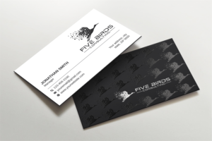 Business Card Design by LAXMI DESIGNHUB for Five Birds Consulting | Design: #28196769