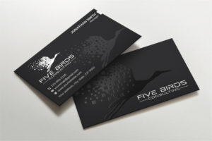Business Card Design by LAXMI DESIGNHUB for Five Birds Consulting | Design: #28196773